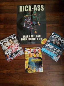 SUPERNATURAL COVER STORIES **** 3 MAGAZINES & DOUBLE SIDED POSTER *** - Picture 1 of 22