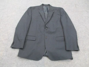 Sean John Blazer Mens 42 R Gray Solid 2 Button Lined Jacket Coat Adult - Picture 1 of 9