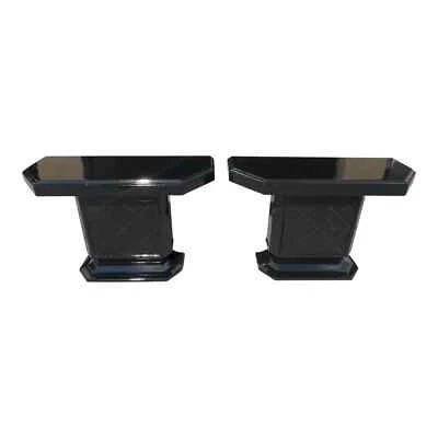 fino par de mesas consola francesas Art Deco ''Dimond Inlay'' años 40 Foto 1 de 4