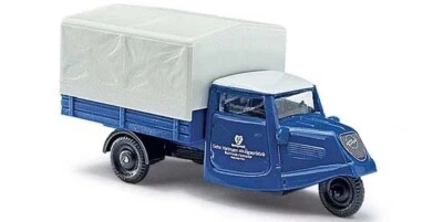 Scala H0 M : 1:87 Busch 40603 Mtempo Triciclo Hanseat» Fabbrica di Carta, Nuovo - Immagine 1 di 2