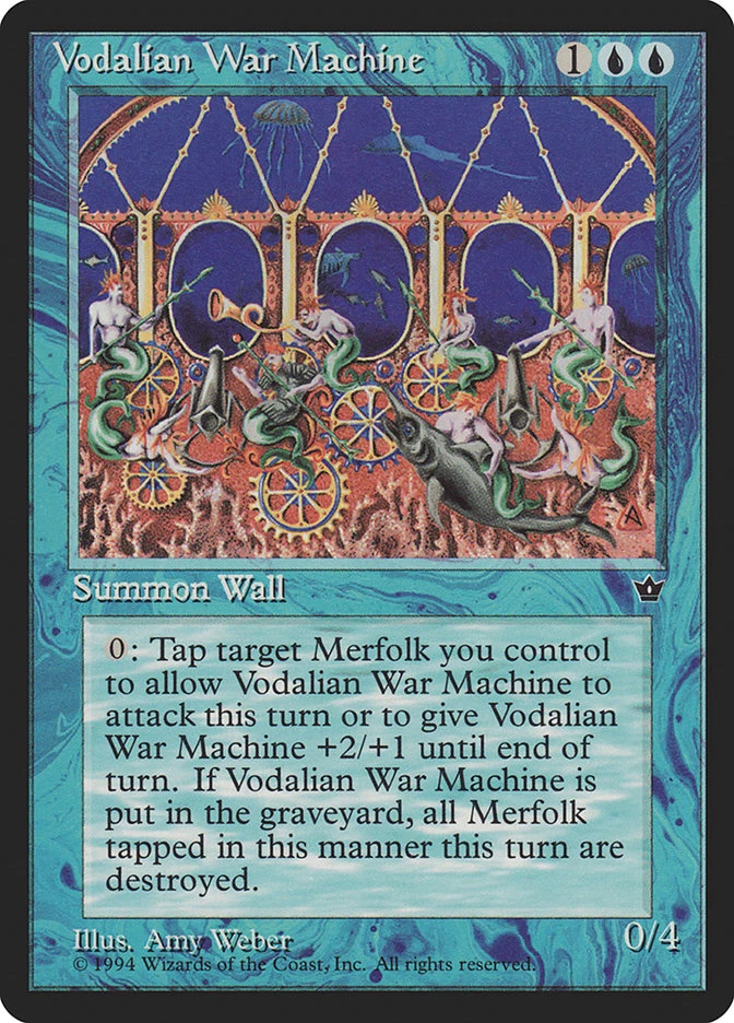 1x Vodalian War Machine - MP - Fallen Empires - SPARROW MAGIC mtg - Image 1 of 1