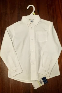 NWT Izod Boys' Dress Shirt, Size 4, Regular Fit, Long Sleeve, White - Picture 1 of 5