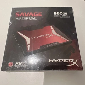 Kingston HyperX SAVAGE 960GB  SSD SATA3 2.5" SHSS37A/960G *NEW *FACTORY SEALED - Picture 1 of 1