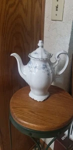 Johann Haviland BLUE GARLAND Bavaria Germany Beverage Server Coffee Tea Pot - Picture 1 of 1