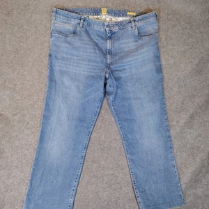 Meyer Jeans M5 Size 42 W42 L32 Blue Regular Straight Denim Zip Fly - Picture 1 of 8