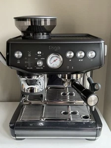 Sage Barista Express Impress SES876BST Coffee Machine Black Stainless Steel - Imagen 1 de 12