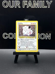 Clefairy Base Set 2 Holo Card 6/130 Pokemon TCG Nintendo SWIRL WOTC LP - Picture 1 of 8