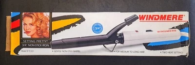 ✅Vintage 80’s ✅Windmere Curling Iron ✅Setting Pretty ✅3/4" ✅New In Box✅SP-1C/324 - Image 1 of 4