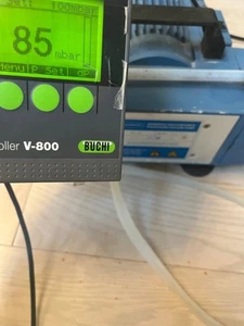 Used Vacuubrand diaphragm vacuum pump oilless MZ 2C MZ2C 85 mbar - Picture 1 of 3