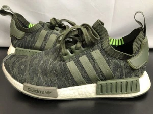 Talla 11.5 - Adidas NMD R1 Primeknit Verde Oscuro 2018 Tenis Zapatos Con Cordones - Imagen 1 de 20