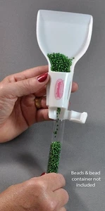 1 Scoop 'n Pour with Cap For Scooping Small & Large Beads into Containers - Picture 1 of 12