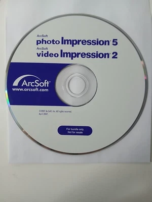 ArcSoft Photo Impression Version 5, Video Impression 2 - DISC ONLY - Image 1 of 2