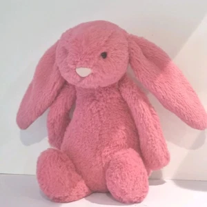Jellycat Strawberry Bunny Soft Toy Plush - Picture 1 of 11