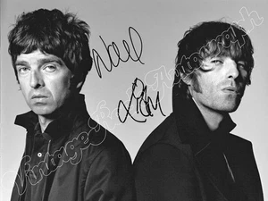 OASIS - Gallagher - print signed photo - foto con autografo stampato - Imagen 1 de 2