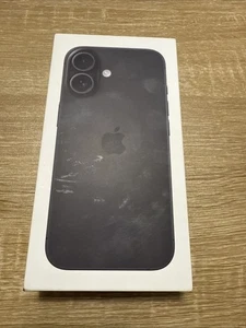 Boite Vide iPhone 16 - Carton - Noir - 128 Gb - Avec Notice - Modèle A3287 (724) - Photo 1 sur 8