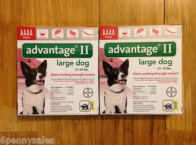 K9 Advantage 21-55 Flea Lice Medicine for Large Dogs Pack K-9 8 Month Supply - Image 1 of 2