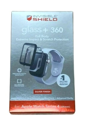 ¡Nuevo! Cristal InvisibleShield + Protector de Pantalla 360 - Apple Watch Serie 4 - Plateado Foto 1 de 2