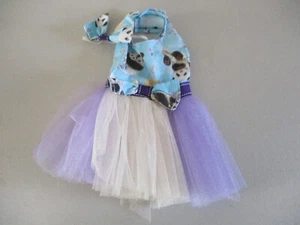 XS dog dress [panda] cotton handmade - Picture 1 of 2