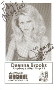 DEANNA BROOKS - Playboy Playmate of the Month May 1998 - Autograph Picture - Picture 1 of 1