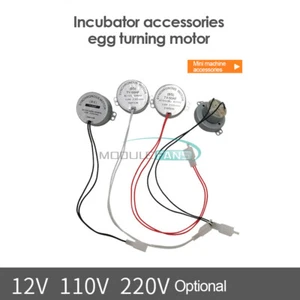 Incubator accessories Low speed Automatic Egg Turning mini motor 220V 110V 12V - Picture 1 of 13