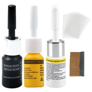 Windshield Crack Repair Kit Car Window Glass Liquid Repair for Fixing Chips - Picture 1 of 15