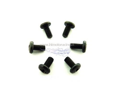 MX5088 Schrauben Kopf Rund 4 8mm 6pz Motocross Ersatzteile HIMOTO 1/4 MX400 - Bild 1 von 1