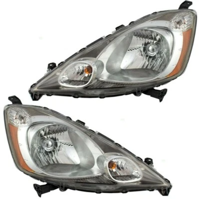 Juego de faros DEPO para Honda Fit Sport 2009-2011 lado conductor y pasajero Foto 1 de 3