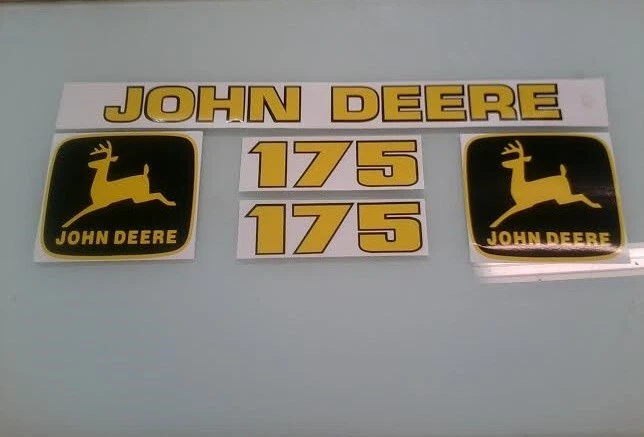 Aftermarket John Deere 175 replacement Loader decals - Image 1 of 1