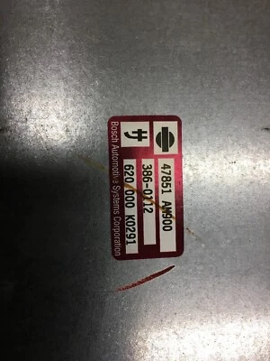 2005-2006 INFINITI G35 SEDAN ABS MÓDULO DE COMPUTADOR ANTIDERRAPANTE FABRICANTE DE EQUIPAMENTO ORIGINAL 10345 - Imagem 1 de 4