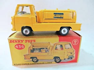 DINKY 436 'ATLAS COPCO COMPRESSOR LORRY'. VINTAGE. ORIGINAL. SUPERB/BOXED. - Picture 1 of 11