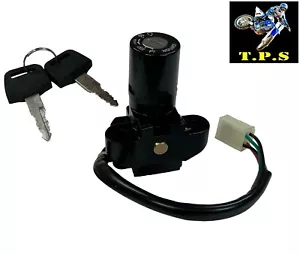 INTERRUPTOR DE ENCENDIDO DE 4 PINES: SUZUKI GSXR 400 750 1100 GSX 600 750 1100 DR 650 KATANA - Imagen 1 de 2