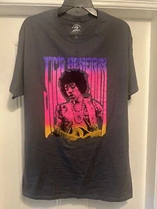 Autentica t-shirt foto psichedelica Jimi Hendrix grande - Foto 1 di 4