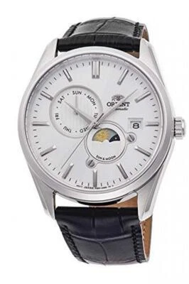 ORIENT RN-AK0305S SUN & MOON 22 Jewels Automatic Mechanical Men Watch New - Image 1 of 4