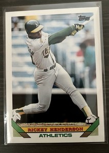 Rickey Henderson 1993 Topps #750 Athletics