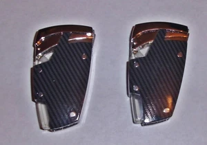 Set of 2 CF01 CARBON FIBER BUTANE LIGHTERS NEW - Picture 1 of 4