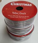 3 x Value Craft Silver Gift String 5m Long Christmas Gift Wrap MIB Twine