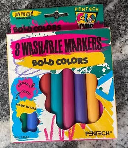 Vintage Pentech waschbare Marker 90er 1992 kräftige Farben Color Club USA ungetestet - Bild 1 von 4