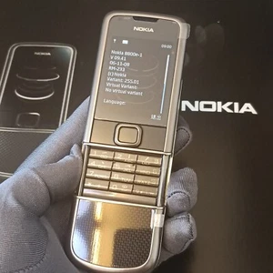RARO TELEFONO CELLULARE ORIGINALE NOKIA 8800 CARBON ARTE TITANIO 8800e-1 4 GB SBLOCCATO - Foto 1 di 24
