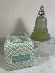 Avon Joyous Bell Charisma Köln Chirstmas blau Glasflaschenbox leer Vintage - Bild 1 von 5