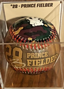 Wounded Warrior Project Prince Fielder Baseball #28 Brewers,Tigers,Rangers - Picture 1 of 9