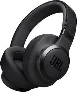 New JBL Live 770NC Noise-Cancelling Wireless Over-Ear Bluetooth Headphones Black - Picture 1 of 19