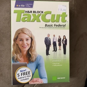 2008 Tax Cut basic Federal software cd Brand New In Sealed Box - Picture 1 of 2