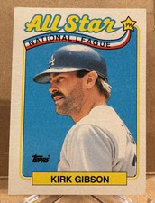 1989 Topps Baseball Kirk Gibson 396