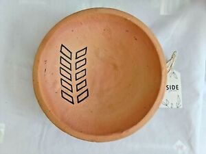Home Decor Foreside Home and Garden Rustic Terracotta Dish Trinket/Candle Holder