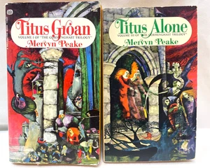Mervyn Peake - Gormenghast Trilogy Volume 1 & 3 Titus Groan, Titus Alone - Picture 1 of 2