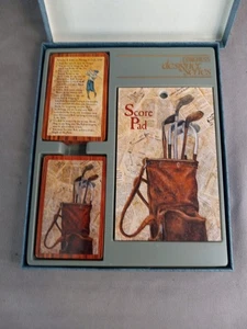 Vintage Congress Bridge 2 Deck Spielkarten Set, Golf Design - Bild 1 von 8