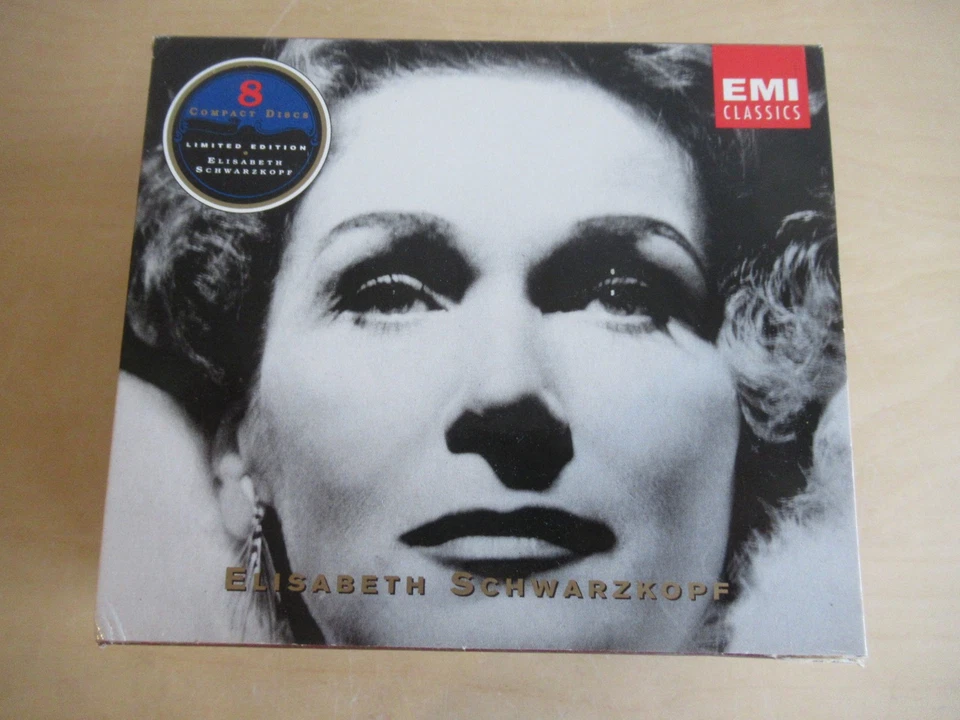 Elisabeth Schwarzkopf-The Historic Recordings-Rare Limited 8er UK Emi CD Box - Bild 1 von 4