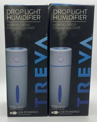 2PK Treva Drop Light Humidifier ~ USB Powered ~ FAST SHIPPING - Image 1 of 2