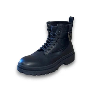 Stivali da trekking BOSS Nebular da uomo in pelle nera US 11 (UK 10 EU 44) MSRP $315 - Foto 1 di 4