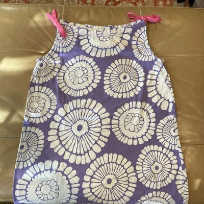 Vestido con corbata floral Hanna Andersson talla 120 6-7 Foto 1 de 4